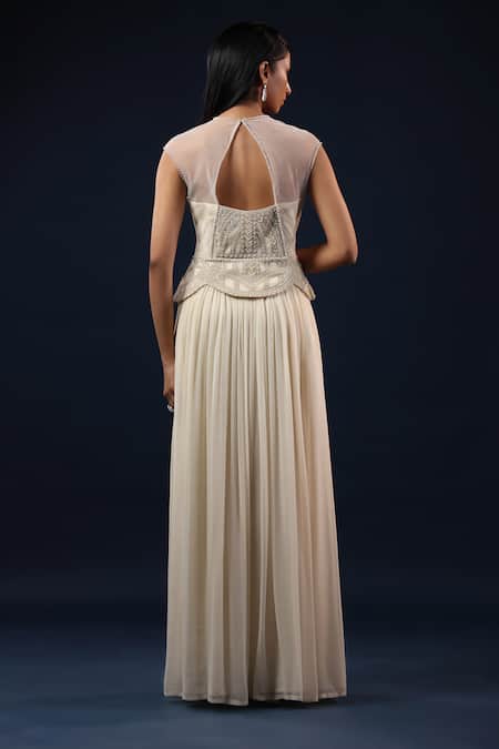K-Anshika Embellished Peplum Gown 