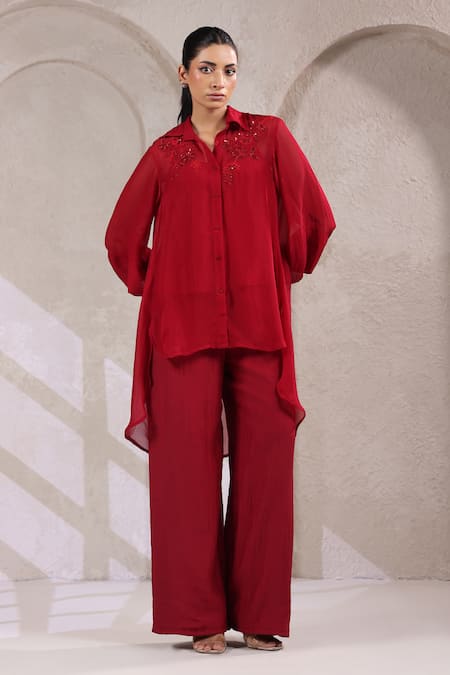 K-Anshika Embroidered Shirt With Pant 