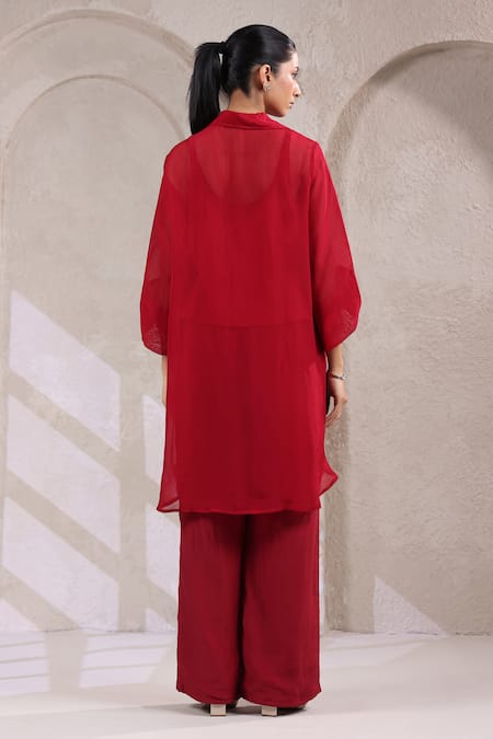 K-Anshika Embroidered Shirt With Pant 