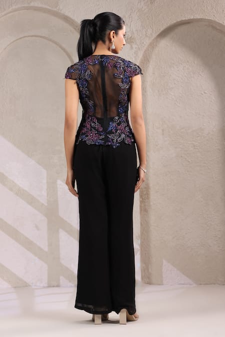 K-Anshika Embroidered Top With Pant 