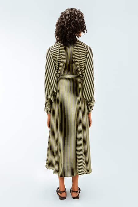 Leh Studios Bernie Stripe Pattern Dress 