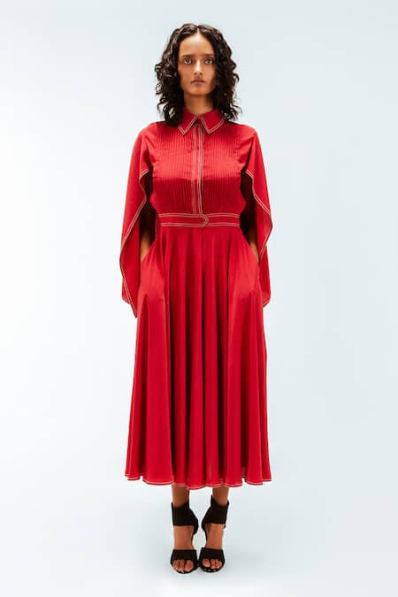 Leh Studios Selma Pleated Dress 