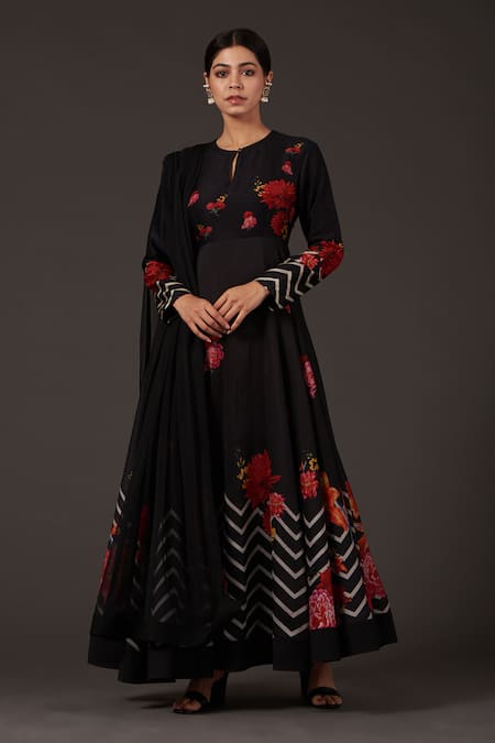 Balance By Rohit Bal Digital Printed Anarkali Set 