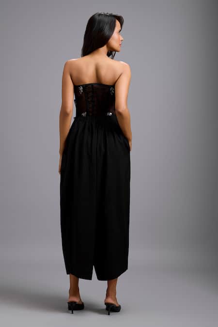 Deepika Arora Rhinestone Embellished Corset 