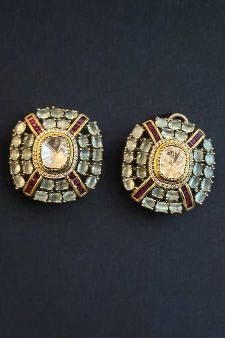 Amaara Jewels Tsarina Emeraude Necklace Set 