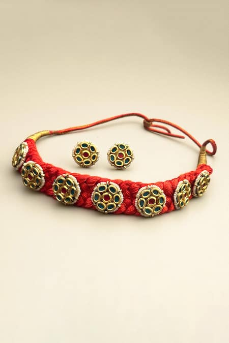 Amaara Jewels Naaz Embellished Choker Set 