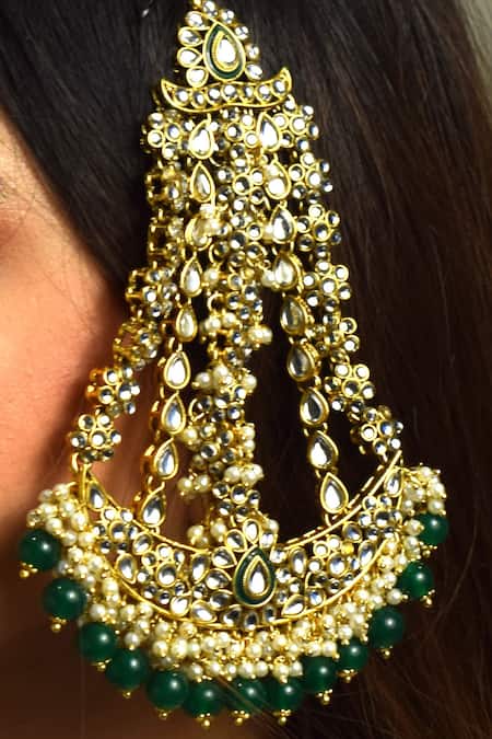 Amaara Jewels_Gold Plated Maharanis Charm Passa _Online_at_Aza_Fashions