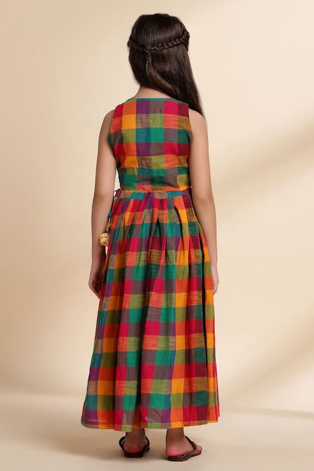 The Cotton Staple Reef Checkered Skirt Set 