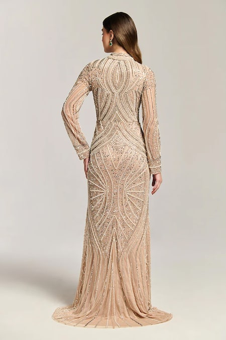 Bling Empire Cutout & Embellished Mermaid Dress 