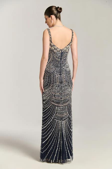 Bling Empire Studded Maxi Gown 