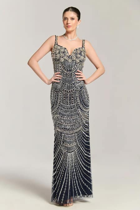 Bling Empire Studded Maxi Gown 