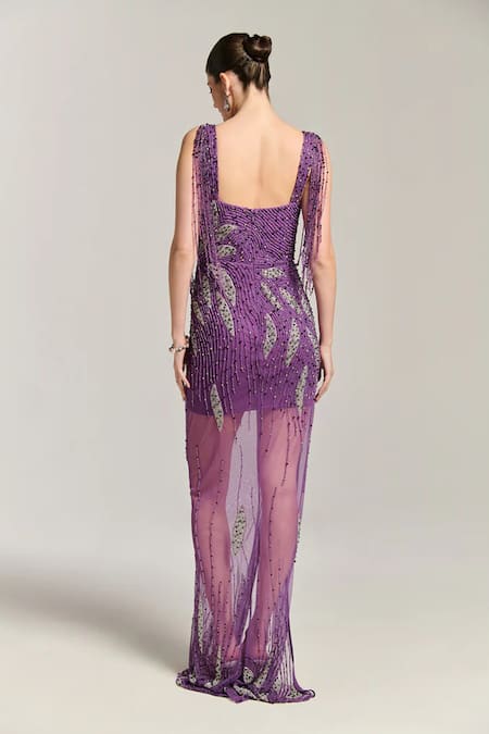 Bling Empire Star Fish Embellished Gown 