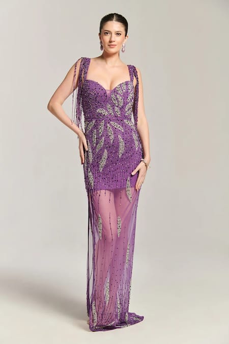 Bling Empire Star Fish Embellished Gown 