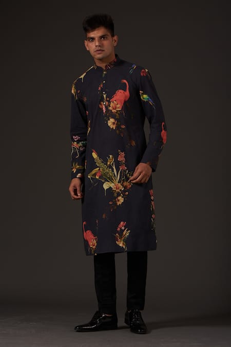 Balance By Rohit Bal Floral Digital Print Kurta Set 