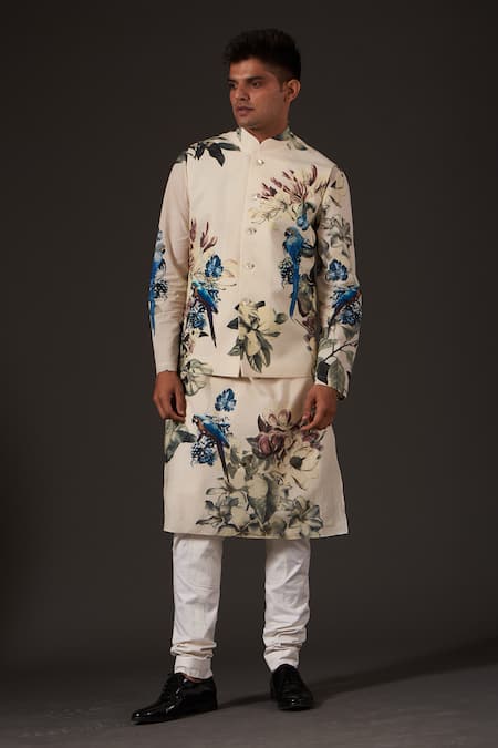 Balance By Rohit Bal Floral Digital Print Bundi 