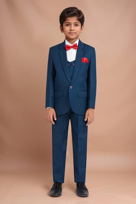 Petite Pomme Teal Blue 5 Pcs Suit Set 