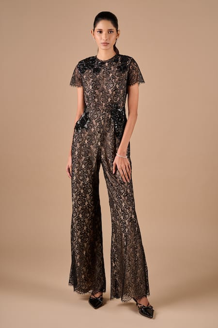 Shriya Som Lace Jumpsuit 