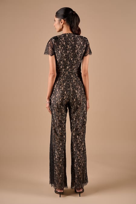Shriya Som Lace Jumpsuit 