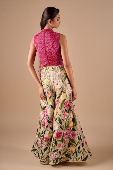 Shriya Som Fringe Draped Top 