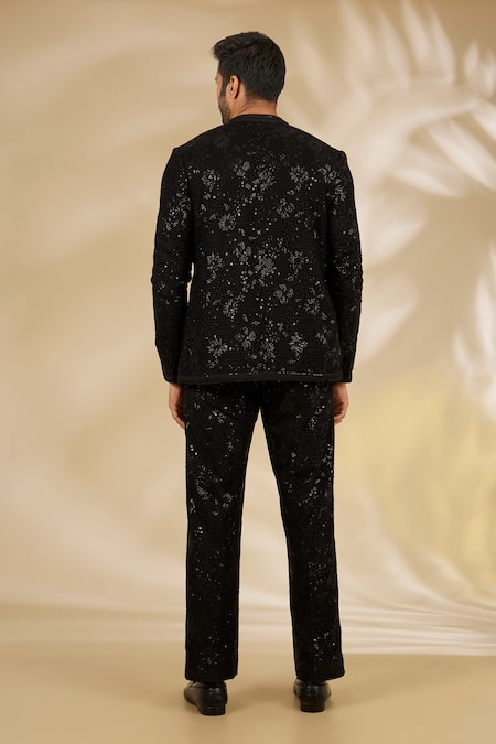 Rabani & Rakha Embroidered Bandhgala Set 