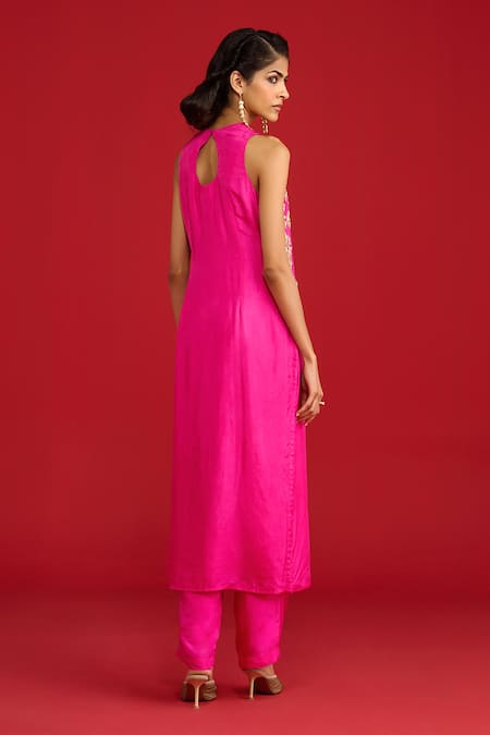 Megha Pitti Pita & Sequin Zardozi Embroidered Kurta Set 