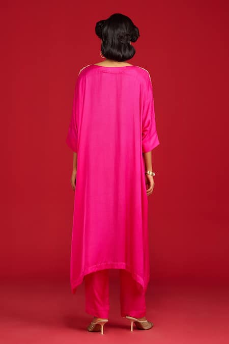 Megha Pitti Pita Work & Sequin Zardozi Kurta Set 