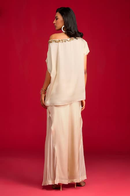 Megha Pitti Sequin Hand Embroidered Top & Pant Set 