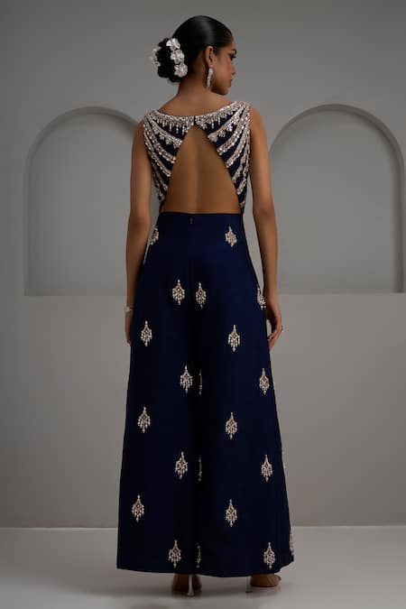 Maisolos Mirror & Thread Hand Embroidered Jumpsuit 