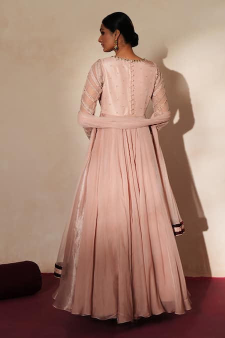 ISHA GUPTA TAYAL Chandrika Embroidered Anarkali With Dupatta 