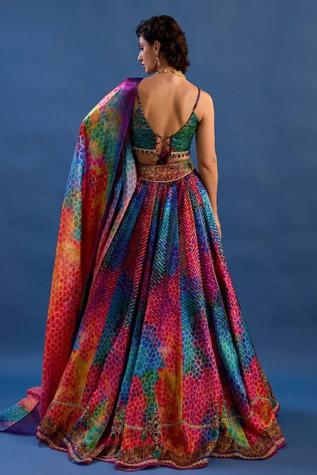 Cedar & Pine Betty Printed Lehenga Set 