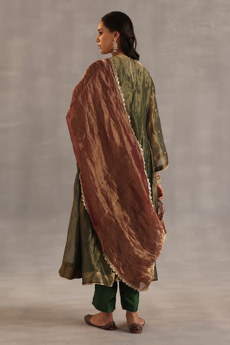 Begum Navratna Embroidered Anarkali Set 