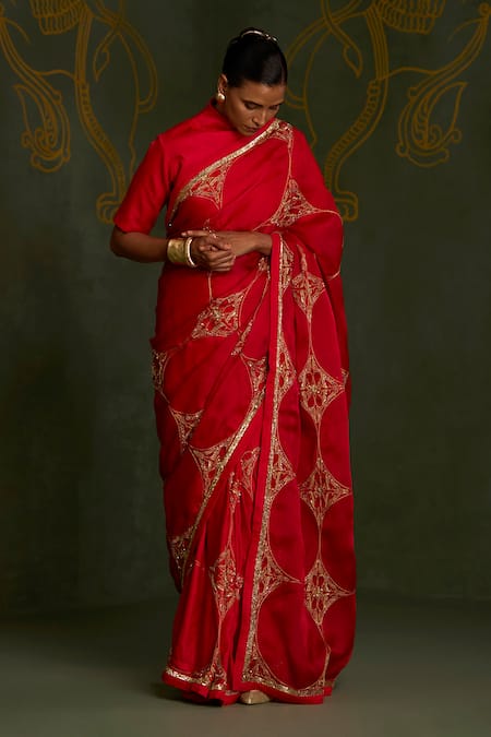 Sitaraa Durgayana Zari Resham Saree With Blouse 
