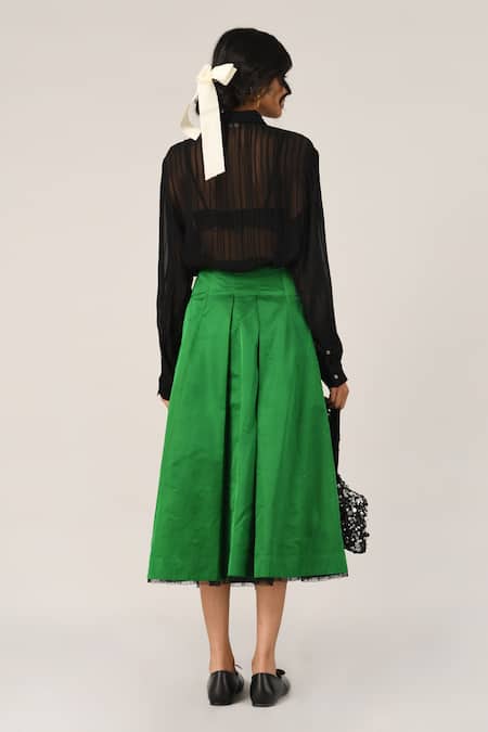 Payal Pratap Pinetorum Pleated Shirt 