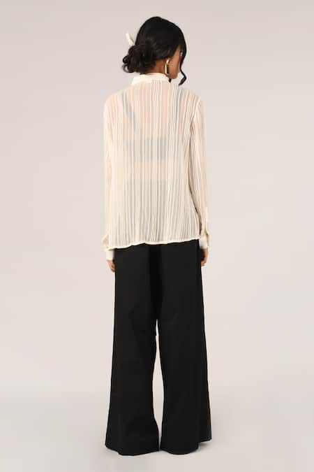 Payal Pratap Pinetorum Pleated Shirt 