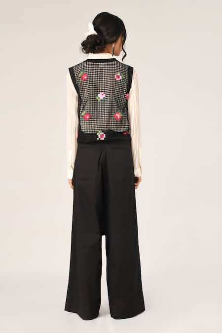 Payal Pratap Teplitz Net Cardigan Top 