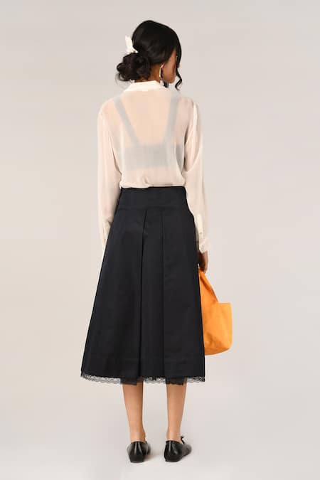 Payal Pratap Sombreuil Yoke Embroidered Shirt 