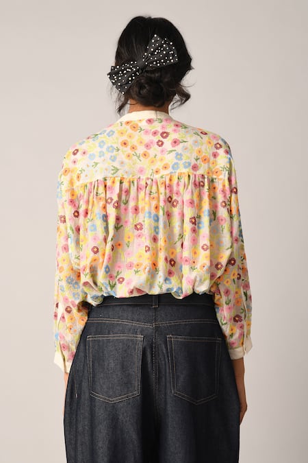 Payal Pratap Woodsii Floral Pattern Shirt 