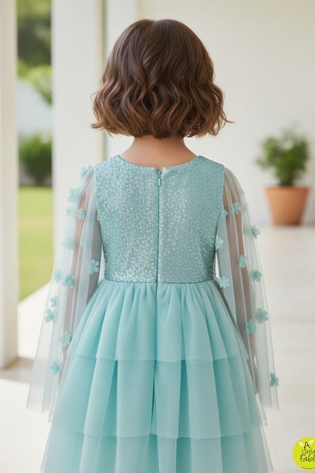 A Little Fable Sequin & Tiered Dress 