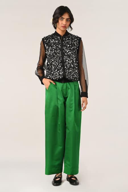 Payal Pratap Andra Straight Pleated Pant 