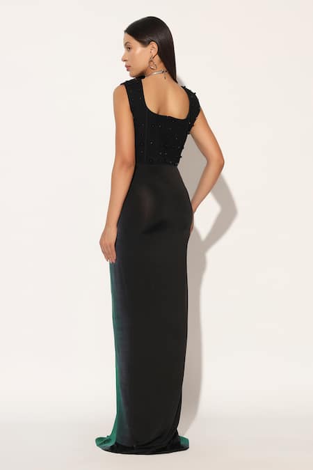 Linetribe_ Auryth Draped Corseted Gown 