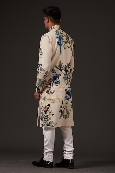 Balance By Rohit Bal Floral Digital Print Bundi 