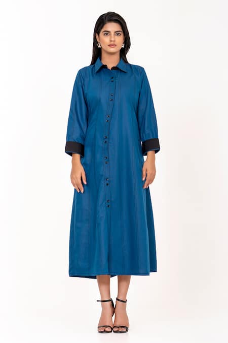 K-Anshika Paneled Midi Dress  