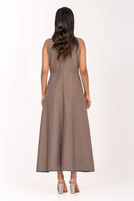 K-Anshika Ruffle Detail Sleeveless Maxi Dress 
