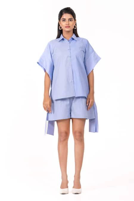 K-Anshika Striped Shirt With Shorts 