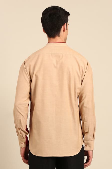 Mayank Modi - Men Color Block Shirt 