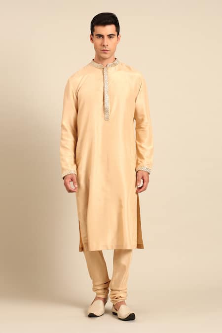 Mayank Modi - Men Straight Kurta & Churidar Set 