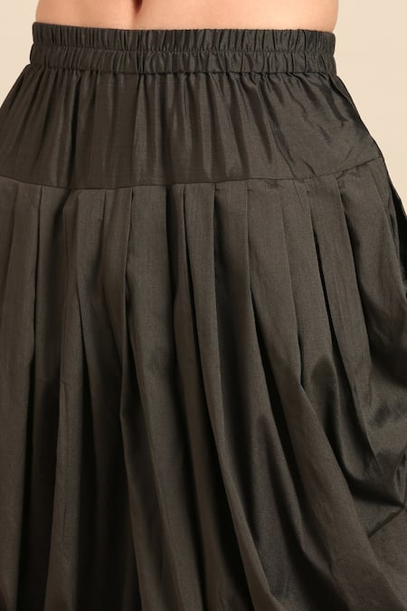 Mayank Modi - Men_Maroon Bemberg, Silk Sequins, Embroidery Geometric Sherwani Set _Online_at_Aza_Fashions