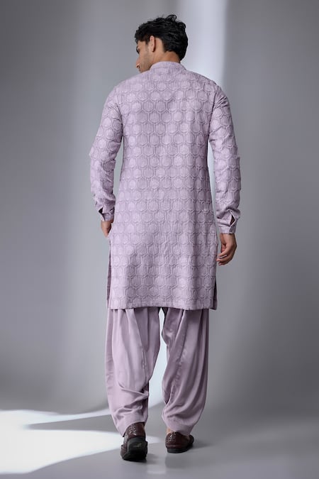 SALIL BHATIA Dola Silk Embellished Kurta Set 