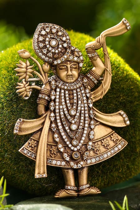 Cosa Nostraa Divine Shrinathji Brooch 