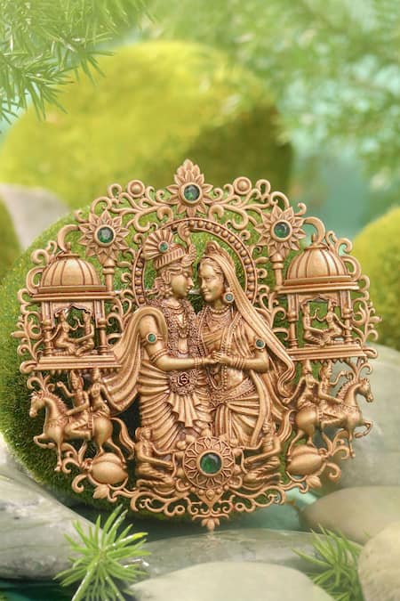 Cosa Nostraa Eternal Radha-Krishna Brooch 